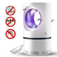 **USB Electric Mosquito Killer Lamp  Blue UV Light Insect Trap with Powerful Suction Fan, Child-Safe Design**