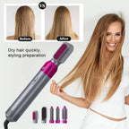 Salon-Curled Curler ABS Pink Silver Low Noise