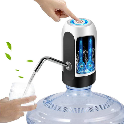 **Electric Water Dispenser Pump – USB Rechargeable Automatic Water Bottle Pump | ABS & Stainless Steel**