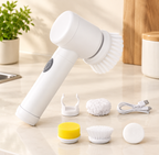 Electric Spin Scrubber White Multi-Functional