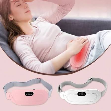 Portable Electric Heating Belt for cramps Rechargeable Warm Therapy Belt for Comfort
