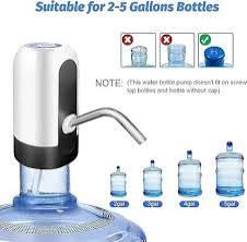 **Electric Water Dispenser Pump – USB Rechargeable Automatic Water Bottle Pump | ABS & Stainless Steel**