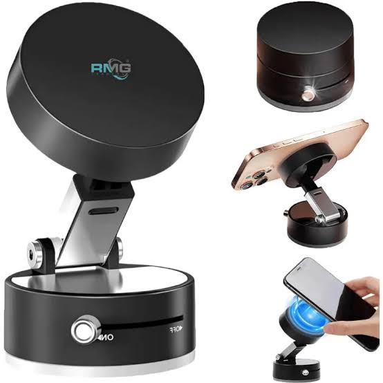 Magnetic Suction Phone Holder – 360° Foldable Universal Mobile Stand, Lightweight & Portable