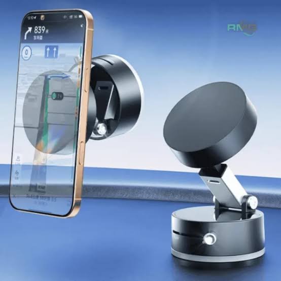 Magnetic Suction Phone Holder – 360° Foldable Universal Mobile Stand, Lightweight & Portable